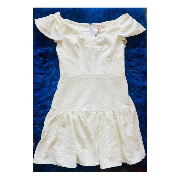 New! REBECCA TAYLOR Stretch Texture Snow Dress - Picture 7 of 13